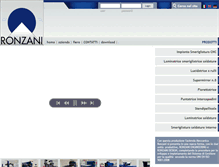 Tablet Screenshot of meccanicaronzani.com